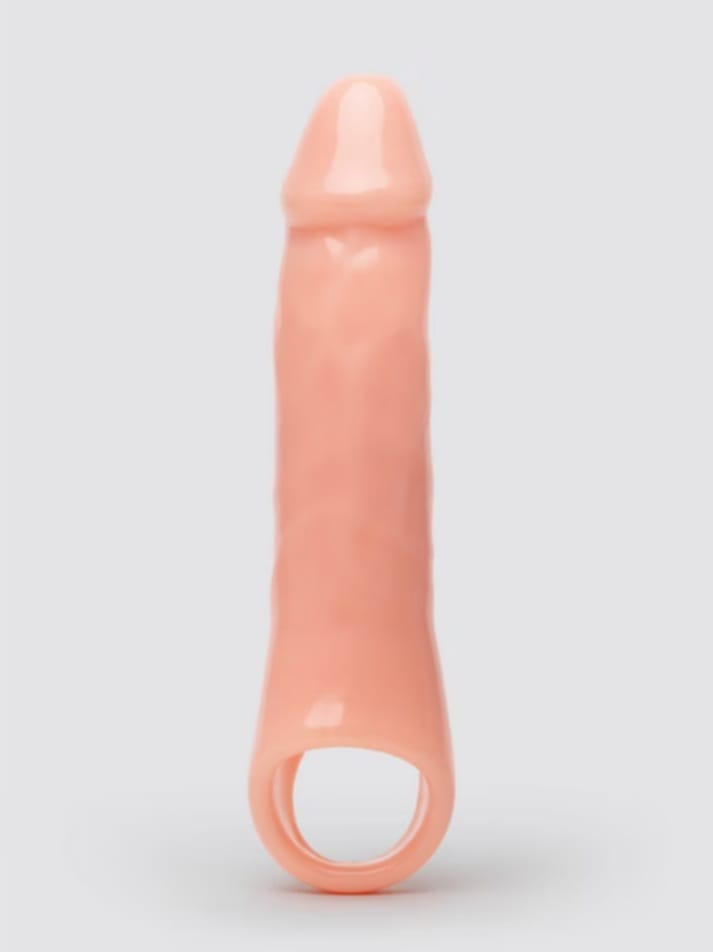 Lovehoney Mega Mighty Penis Extender with Ball Loop Flesh Pink